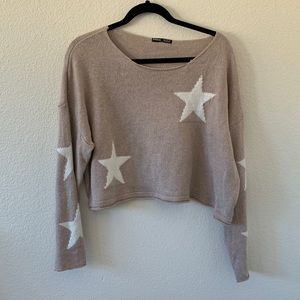 Shein Knitted Star Sweater